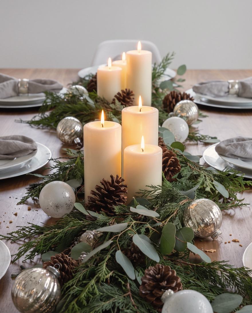 The pillar cluster in the garland.