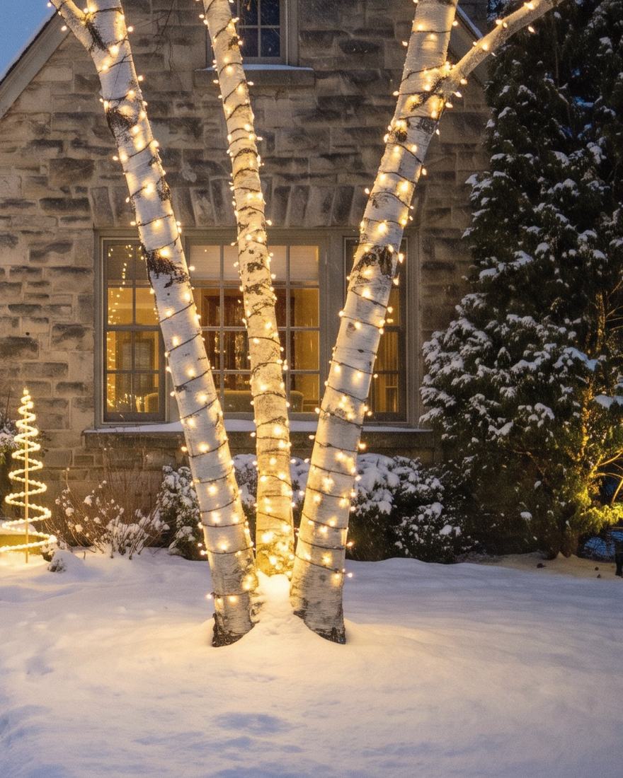 A closer view of Snowlight Garden